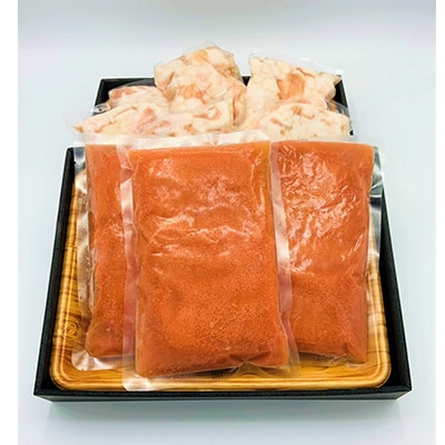 【毎月定期便】訳あり!博多明太もつ鍋セット　10人前　2400g全6回【配送不可地域：離島】