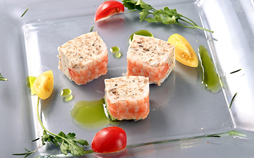 海老とマッシュルームのテリーヌ　300g【配送不可地域：離島】