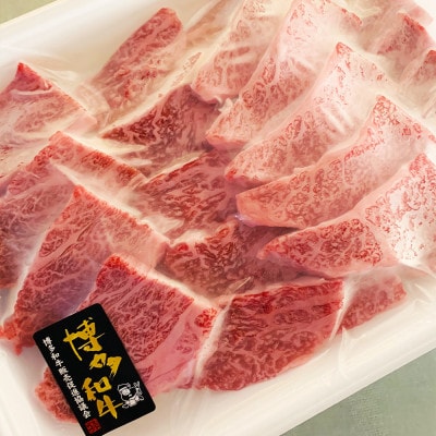 【毎月定期便】【博多和牛】焼肉用　(合計500g)全5回【配送不可地域：離島】