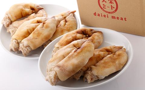 《博多》こだわり焼き豚足12本　【たれ付き】【配送不可地域：離島】