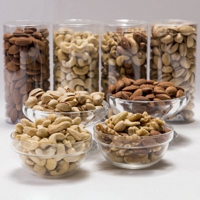 天然熟成天日塩 ナッツ4種セット (200g×4袋)(大野城市)