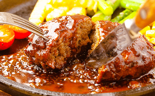 大野城市限定!濃厚デミグラス仕立ての煮込みハンバーグセット1.6kg(160g×10P)(大野城市)【配送不可地域：離島】