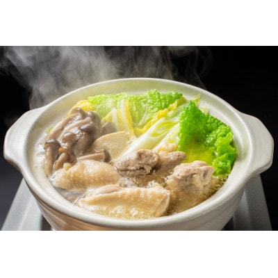 【毎月定期便】福岡限定!はかた地どり水炊き6種盛りセット(3～4人前)全6回【配送不可地域：離島】