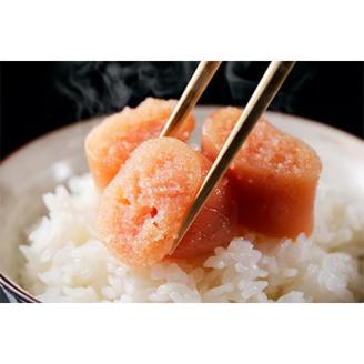 【毎月定期便】大満足!訳あり!無着色辛子明太子　並切 1kg(500g×2p)全6回【配送不可地域：離島】