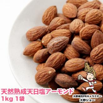 天然熟成天日塩 アーモンド 1kg(1kg×1袋)(大野城市)