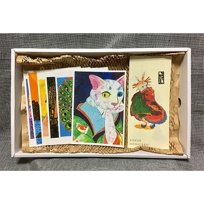 【オリジナルアートセット5】ポストカード(6枚)・一筆箋(1冊)