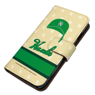 福岡ソフトバンクホークス iPhoneケース 手帳型 pattern-ip12-16