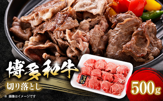 【博多和牛】切り落とし500g【配送不可地域：離島】