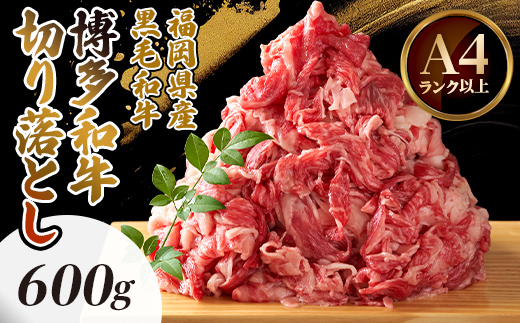 博多和牛切り落とし　600g【配送不可地域：離島】
