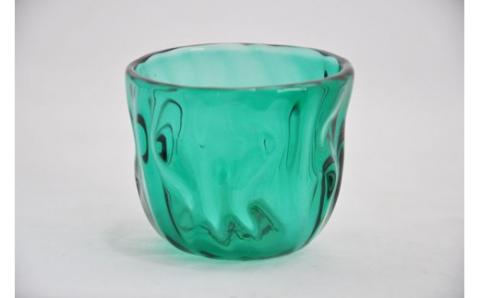 大島翡翠 ぐい呑み　NM-10GR 【粋工房 】_KA1157