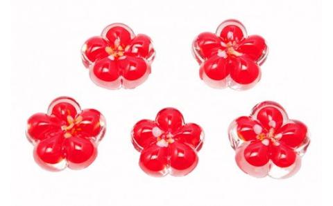 沖ノ島朱(あか) 箸置きセット NM-18S【粋工房 】_KA1174