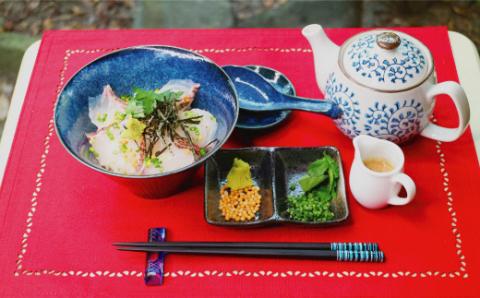 福岡県産天然真鯛！【鯛茶漬け】6人前【ほたるの里】_KA0760