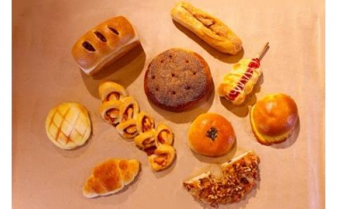 宗像産米粉使用！もちもち米粉パン10個【ＪＡむなかた　米粉パン工房「姫の穂」】_KA0641