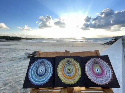 糸掛曼荼羅りん「宗像三女神～ムナカタサンジョシン」【糸掛人 MOKO】_KA0804