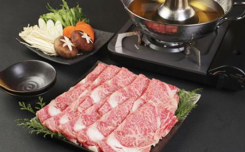 【A5ランク】博多和牛ロースしゃぶしゃぶ・すき焼き用 600g（300g×2パック）【伊豆丸商店】_KA0180