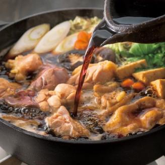 【道の駅むなかた】むなかた鶏満喫セット（鶏のすき焼きと水炊きのセット）_HA0770