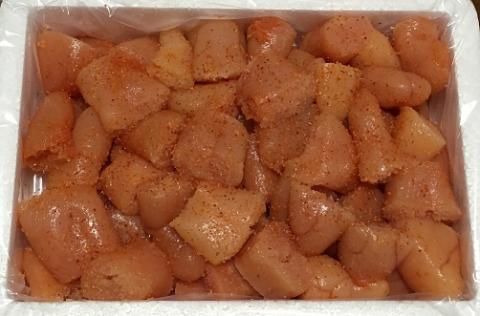 無着色辛子明太子 コロコロカット(1kg)【まるい縁】_HA1073