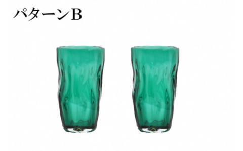 沖ノ島朱・大島翡翠　タンブラーセットNM-11S【粋工房】_HA1196