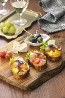 玄海灘　天然さば　ソフトスモーク香草オイルマリネ・キムチ漬、玄界灘　天然ぶり　切り込み【共進丸】_HA1413