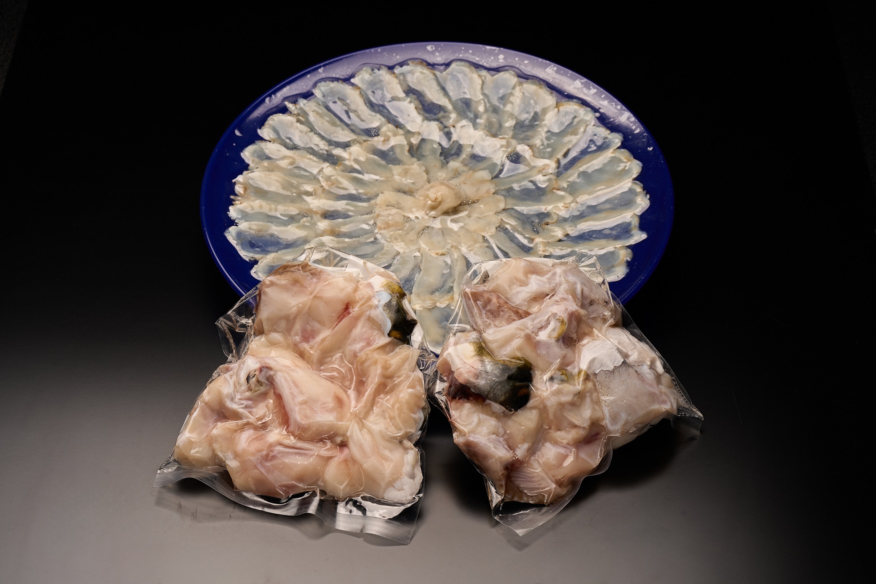 漁協お勧め 玄界灘 の 天然 ふぐ 炙り刺し セット(2～3人前)【宗像漁協】_HA1591