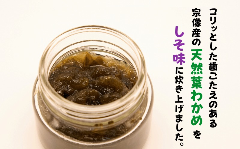 【道の駅むなかた】宗像産 天然葉わかめ入 のり佃煮×6個_HA1681