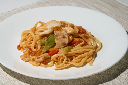 しまふぐトマトソースパスタ(3個セット)【宗像漁協共同組合】_HA1727