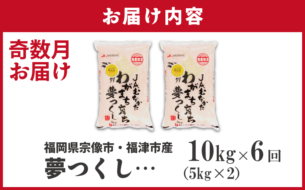 令和7年産 新米先行予約！【定期便/年6回】「夢つくし」10kg【ほたるの里】_HB0210