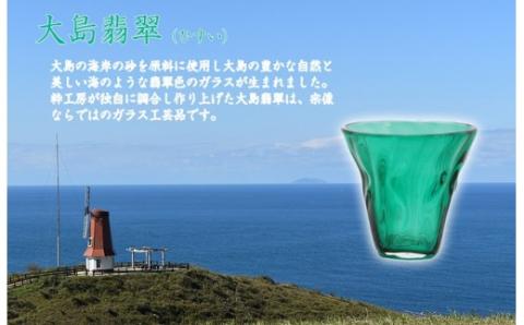 大島翡翠 タンブラー　NM-12GR【粋工房 】_KA1159