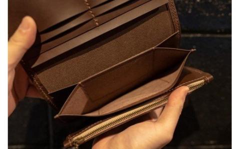 コンチョ付ロングウォレット(長財布)【CAFE＆LEATHER Dii】_KA0173