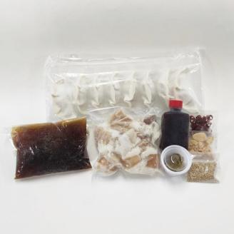 九州産 和牛マル腸 博多もつ鍋（餃子入り）(3～4人前)【ぶどうの樹】_KA0809