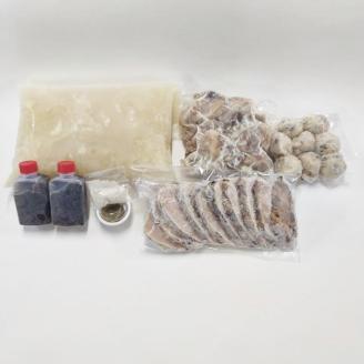 九州産 平飼い鶏の濃厚白濁スープ 博多水炊き(4～5人前)【ぶどうの樹】_KA0810