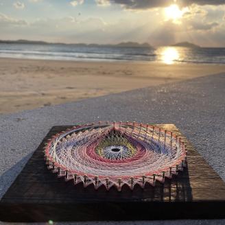 糸掛曼荼羅りん「津姫命～タギツヒメ」【糸掛人 MOKO】_KA0802