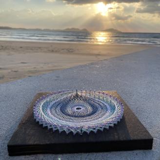 糸掛曼荼羅りん「田心姫命～タゴリヒメ」【糸掛人 MOKO】_KA0803