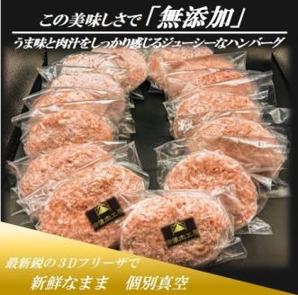 【生産者応援！】手ごね熟成生ハンバーグ140g×14個／老舗肉屋の黄金レシピ【宗像肉工房】_KA1030