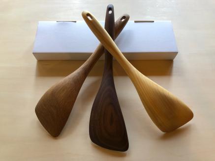 木べら「炒める・すくう・取り分ける」（材料：職人おまかせ） 【GOOD WOOD WORKS】_HA0432