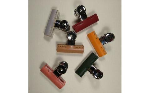 革職人が作るレザーボールペンカバー＆クリップセット【Cafe&Leather Dii】_HA0958