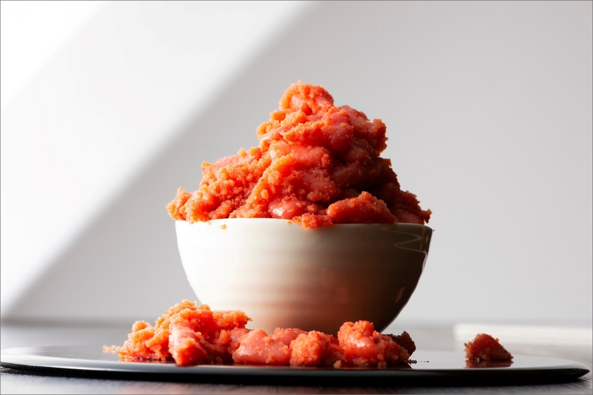 【訳あり！】無着色辛子明太子(切子)1kg（500g×2個）【株式会社木村食品】_HA1754