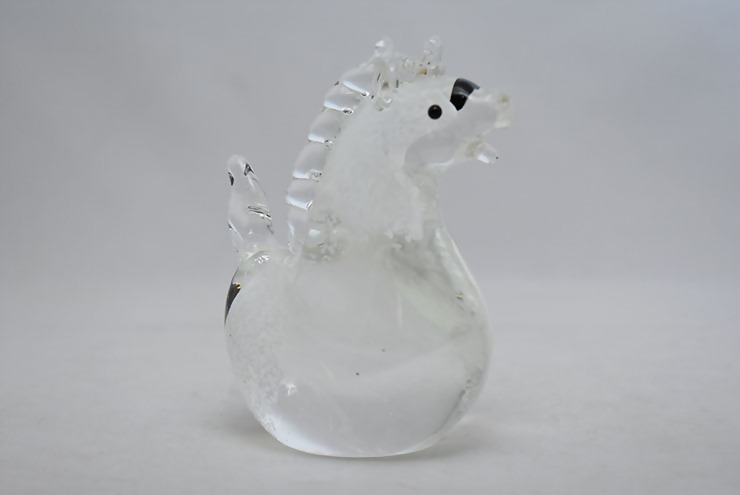 【期間限定】干支 午 白 SE-071【粋工房】_HA1873