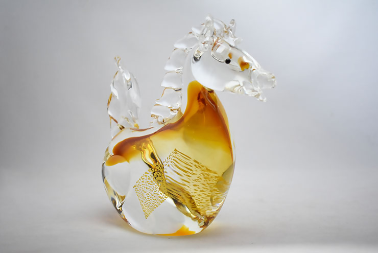 【期間限定】干支 午 SE-074【粋工房】_HA1876