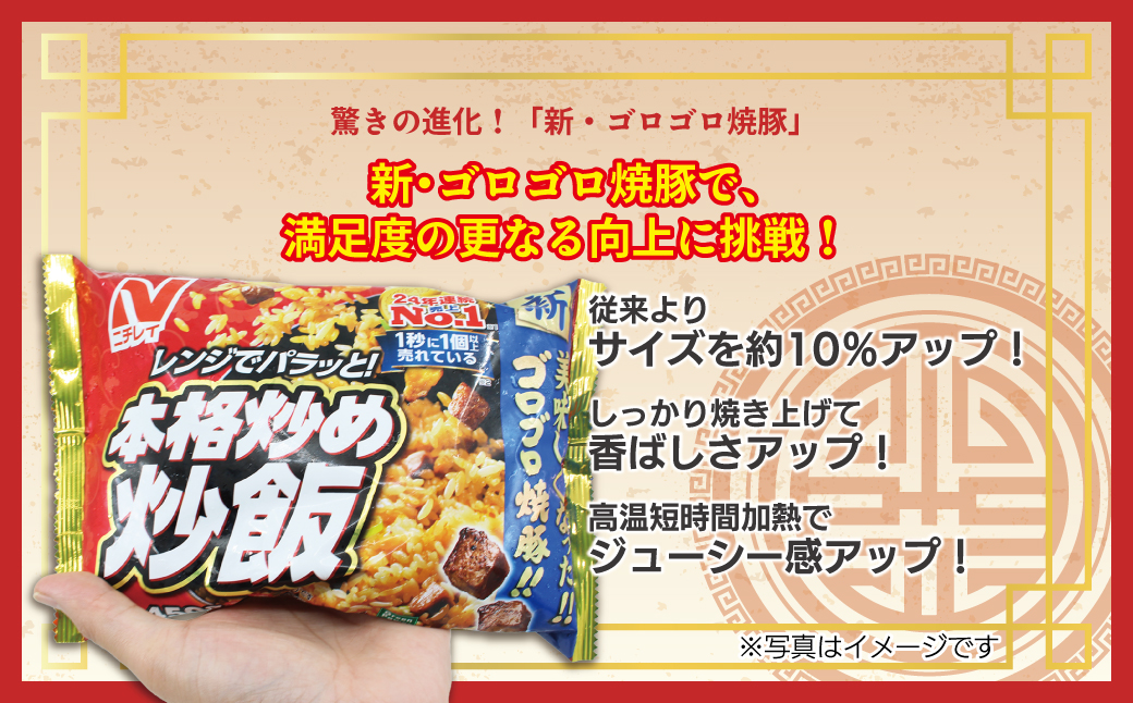 【ニチレイ】本格炒め炒飯 450g×6袋（計2.7kg）【JAほたるの里】_HA1915