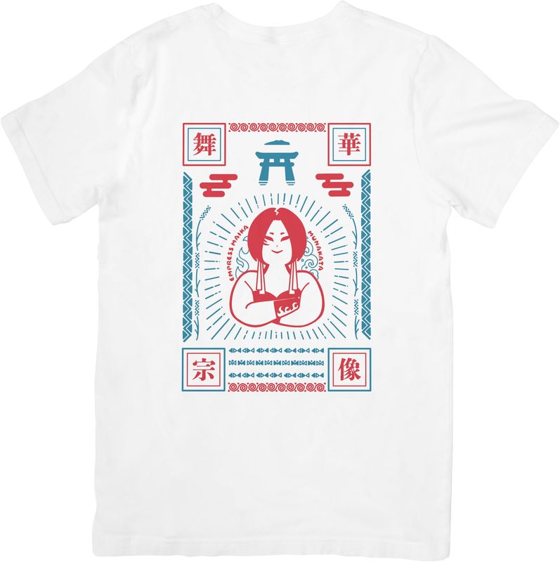 女子プロレス団体「スターダム」所属！「舞華」選手応援Tシャツ(白)【宗像観光協会】_HA1932