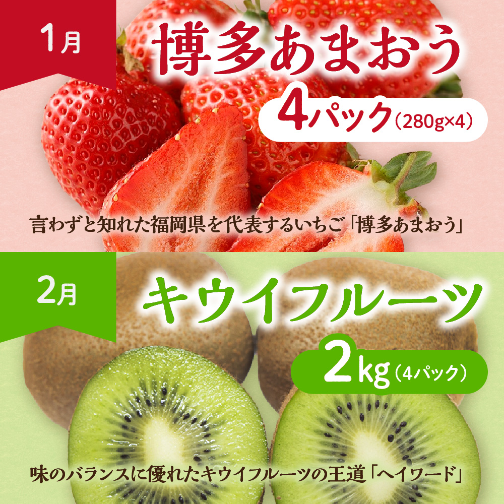 【定期便/年11回】JAむなかた厳選！旬のフルーツ定期便【JAほたるの里】_HB0171