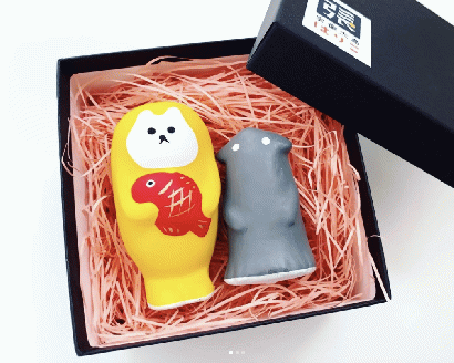 テンちゃんと黒子のイカはりこセット（宗像大島はりこ）_KA1221