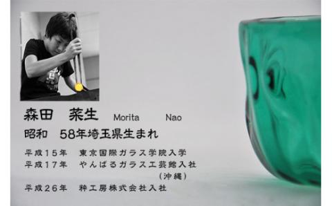 沖ノ島朱・大島翡翠　ぐい呑みセットNM-10S【粋工房】_KA1195