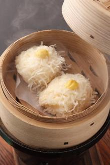 御宿はなわらび　鐘崎のやりいか活造り(1杯)、いかしゅうまい8ヶ入_KA1012