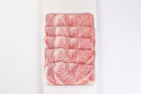 【A5ランク】黒毛和牛 (博多和牛) ロース しゃぶしゃぶ・すき焼き用 600g (300g×2パック)【伊豆丸商店】_HA0180