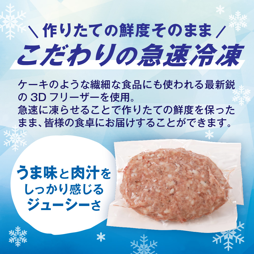 【生産者応援！】手ごね熟成生ハンバーグ140g×14個／老舗肉屋の黄金レシピ【宗像肉工房】_HA1030