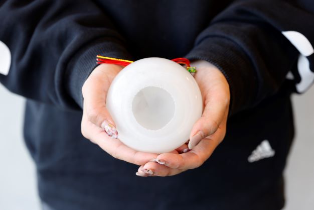 ころんっとかわいい鏡餅 (小) KM-N1【粋工房】_HA1167