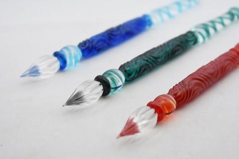 ガラスペン(朱) GP-10RE【粋工房 】_HA1217