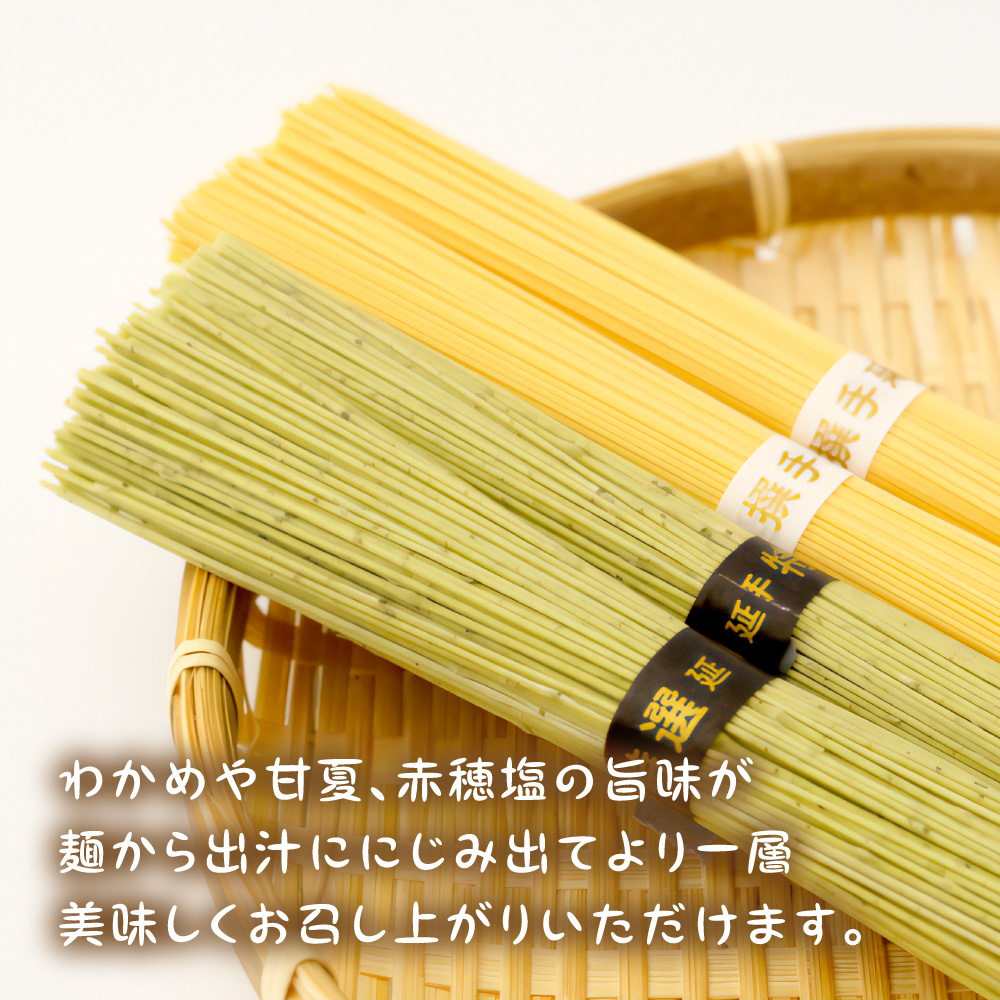 【道の駅むなかた】宗像素材の手延べそうめん彩りセット_HA1840